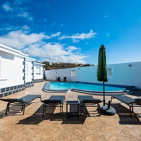 Charming House, Wifi, Pool With Direct Ocean View, Tenerife Apartman Fasnia